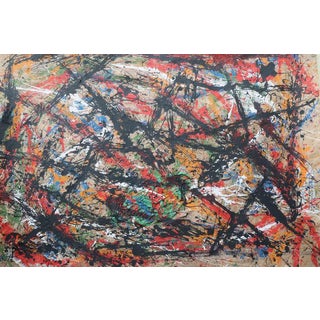 Alfredo Pizzi, Number 6, 2023, Acrlic on Jute Canvas For Sale