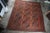 Late 20th Century Vintage Hand Knotted Oriental Red & Black Geometric Area Rug Carpet 9' X 11' For Sale - Image 5 of 16
