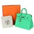 Green Vert Comics Togo Birkin 25 PHW For Sale - Image 8 of 10