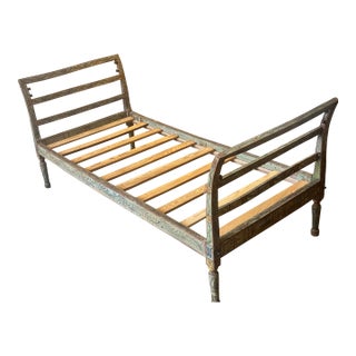 Antique 18th Century French/Italian Hand Painted Daybed For Sale