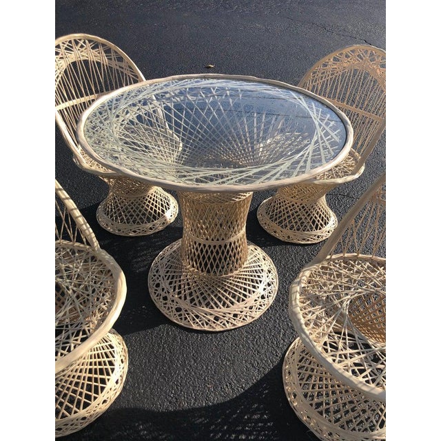 1970s Woodard Spun Fiberglass Patio FurnitureSet of 5 Chairish