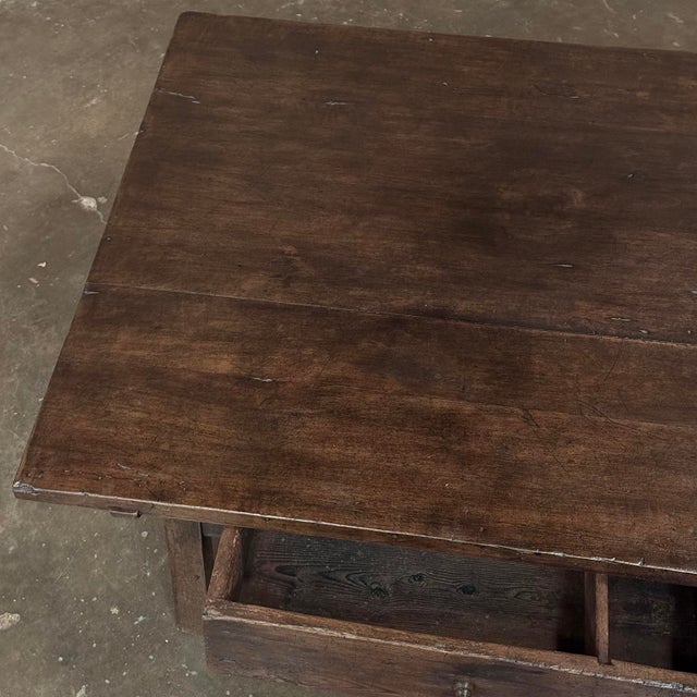 Antique 18th Century Country French Rustic Farmhouse Coffee Table For Sale - Image 14 of 18