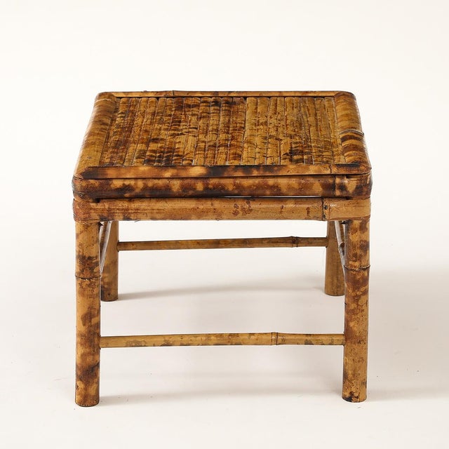 Mid 20th Century Vintage Tortoise Bamboo Plant Stand For Sale - Image 5 of 10