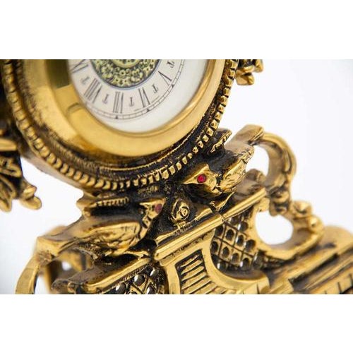 Regulator Clock in Gilded Brass For Sale - Image 5 of 10
