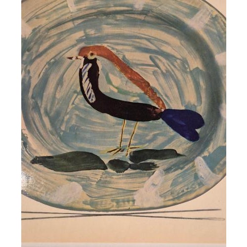 Modern After Picasso, Céramiques de Picasso Plates, 1948, Prints, Framed, Set of 2 For Sale - Image 3 of 8