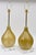These amazing and gorgeous Italian Mid Century Modern bulbous Murano glass table lamps are fully restored from top to...