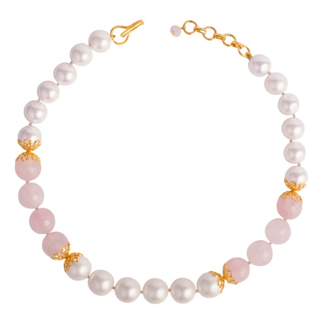 Leah Necklace, Pink For Sale