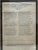 American 1840 Philadelphia District Court Juror List Antique Broadside Framed For Sale - Image 3 of 7