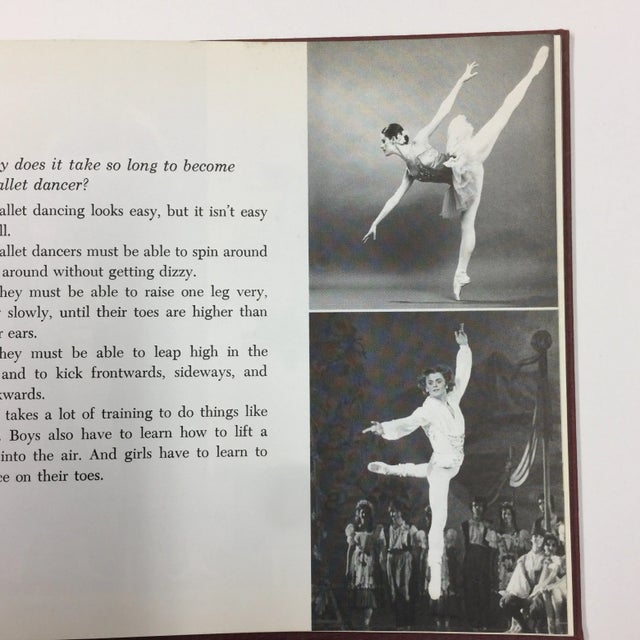 Burgundy 1979 If You Were a Ballet Dancer Book For Sale - Image 8 of 9
