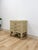 Hollywood Regency Mid 20th Century Ficks Reed Style Faux Bamboo Nightstand Beige Coastal Hollywood Regency Bedside Table For Sale - Image 3 of 13