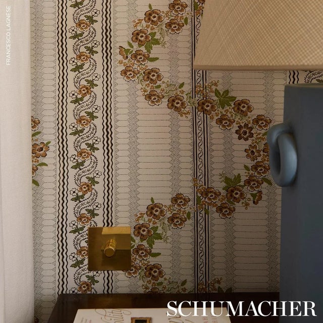Not Yet Made - Made To Order SAMPLE - Schumacher X Rita Konig Serena Garland Fabric In Ochre For Sale - Image 5 of 5