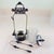 Victorian Era Meriden Silver Plate & Pressed Glass Pickle Castor & Tongs For Sale In Philadelphia - Image 6 of 18