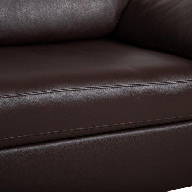 Three-Seater Sofas in Leather from Rolf Benz, Set of 2 For Sale - Image 4 of 14