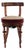 Small Piano Stool in Polished Walnut with Marquetry, 1880 For Sale