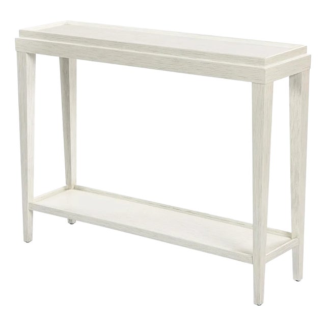 Small Classic Console Table, White For Sale