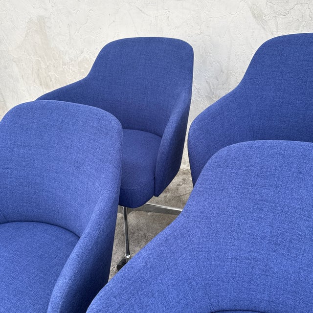 Steelcase for West Elm Sterling Conference Office Chairs, Set of Four For Sale - Image 10 of 12