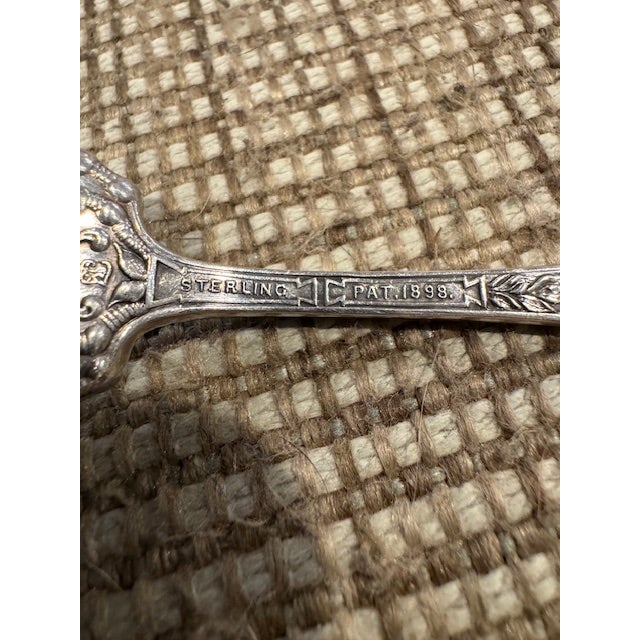 Antique Towle "Georgian" Sterling Silver Dinner Fork 7"125" For Sale In Detroit - Image 6 of 6