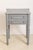 Greige French Country Two-Drawer Painted Distressed Table For Sale - Image 8 of 8