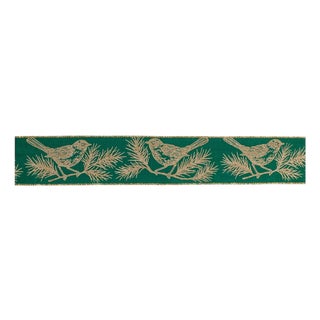 Chickadee Bird Pine Ribbon (Set of 2) For Sale