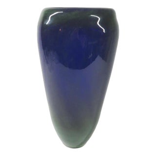 Large Murano Vase with Color Gradient, 1960s For Sale
