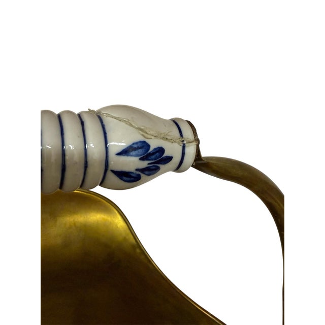 Brass Fireplace Scuttle Bin For Sale - Image 4 of 6