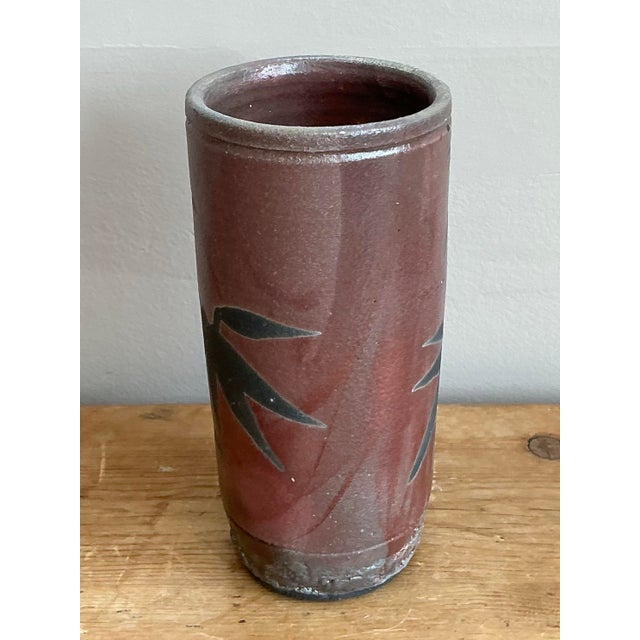 Vintage Asian Original Studio Pottery Vase For Sale - Image 10 of 12
