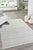 Ivory Solid Modern Hand-Knotted Wool Rug 6x9 For Sale In New York - Image 6 of 11