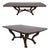 Emanuel Morez Mahogany Brass Inlaid Dining Table For Sale