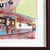 2020s Giant Donut in Inglewood (Red) - Framed Original Pop Art Still Life Mixed Media Artwork For Sale - Image 5 of 7