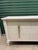 Neoclassical Vintage Romweber Neoclassical Dresser in White Lacquer With Monumental Brass Torch Pulls For Sale - Image 3 of 6