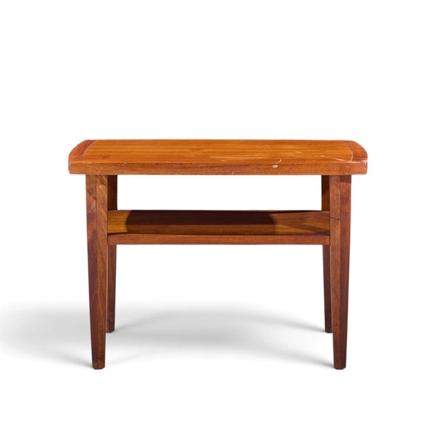 Wood George Nakashima for Widdicomb Sundra Mid Century Walnut Side End Table For Sale - Image 7 of 10