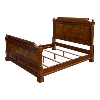 2000s Ethan Allen Townhouse Collection Wentworth King Bed Frame For Sale