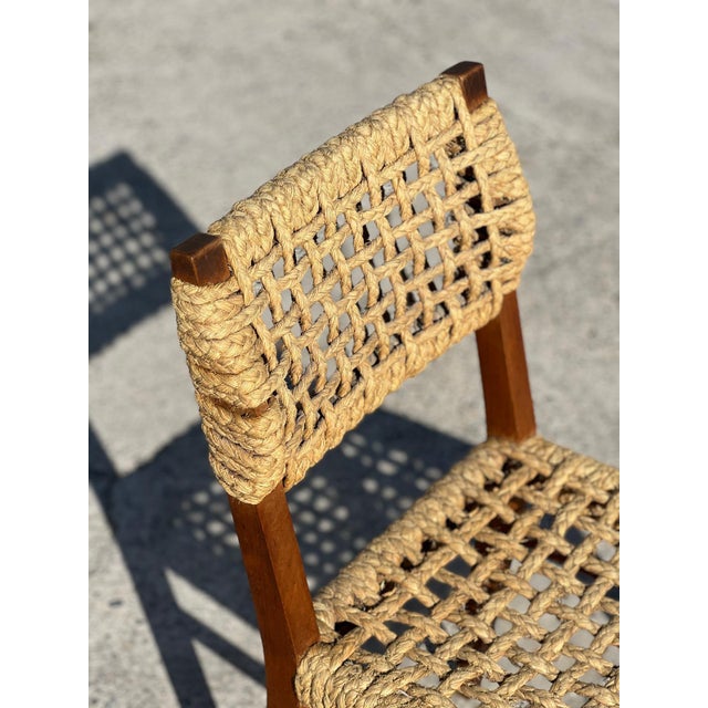 Chair by Adrien Audoux & Frida Minet for Vibo Vesoul, 1950s For Sale - Image 4 of 6