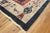 1920s Blue Floral Modern Antique Chinese Art Deco Rug 14' X 23' Handknotted Wool Carpet For Sale In New York - Image 6 of 6