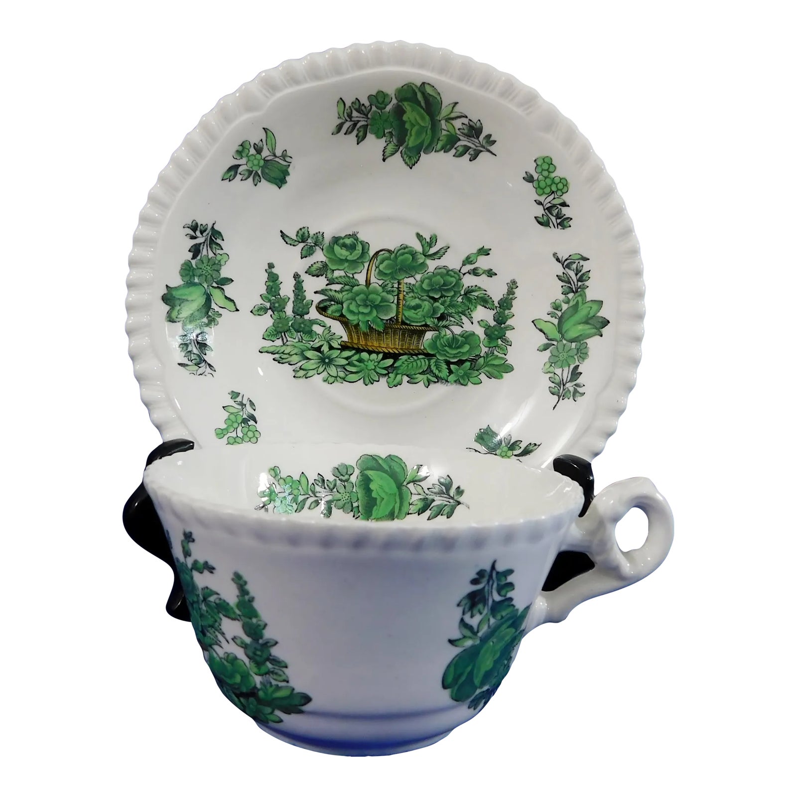 英国Copeland Spode社製  Cat handle　cup Spode History: Spode and Cats
