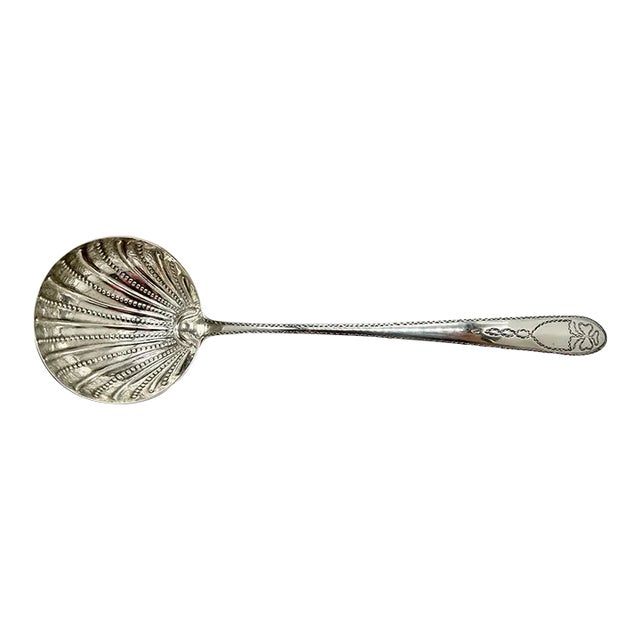 Antique John Pittar, George III Irish Sterling Silver Ladle Circa 1777 For Sale