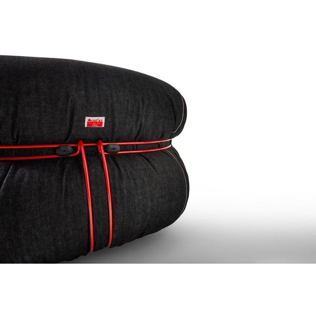 Limited Edition Soriana Denim Chair by Afra & Tobia Scarpa for Cassina For Sale - Image 9 of 18