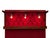 Vintage Space Age Rosewood and Red Lounge Bar, 1970s, Set of 4 For Sale - Image 15 of 18