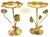 Pair of Carole Stupell Brass Lotus Lily Pad Side Tables, Hong Kong, Circa 1970s For Sale - Image 9 of 16