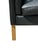 Mid-Century Modern Black Leather Loveseat | Vintage Two Seater Sofa For Sale - Image 10 of 10