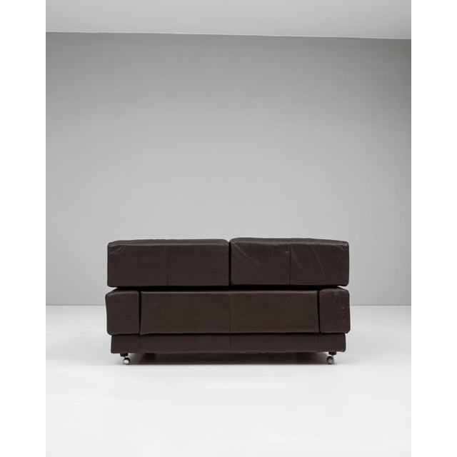 1970s Brazilian Leather Sofa By Percival Lafer For Sale - Image 9 of 12