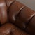 Pair of 20th Century English Brown Leather Club Chairs For Sale - Image 13 of 16