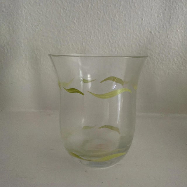 Princess House Cottage Tulip Carafe, 2 Goblets, and Votive Holder - Romania For Sale - Image 4 of 5