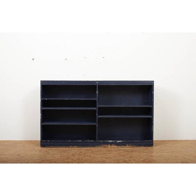 Fir Shelf in Dark Blue, Switzerland, 1950s For Sale - Image 14 of 14