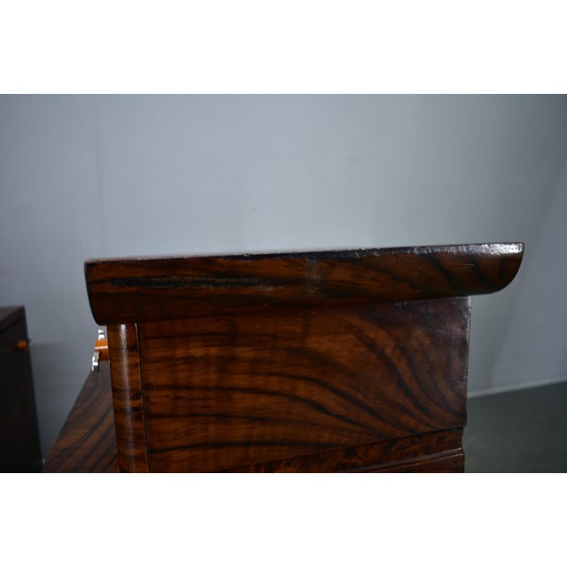 Art Deco Bedside Tables, Former Czechoslovakia, 1930s, Set of 2 For Sale - Image 15 of 18