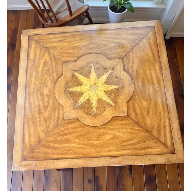 Theodore Alexander Madrid Collection Inlaid Wood Louis XVI Italian Side Table For Sale In Los Angeles - Image 6 of 8