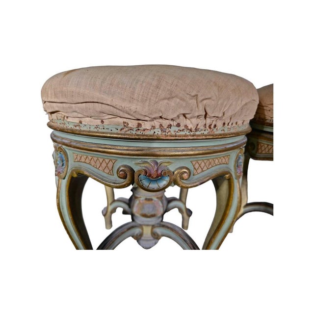 Set of 19th Century Italian Stools, 1850s For Sale - Image 18 of 18