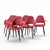 Mid-Century Modern Charles Eames & Eero Saarinen for Vitra Organic Mid Century Dining Chairs - Set of 6 For Sale - Image 3 of 11