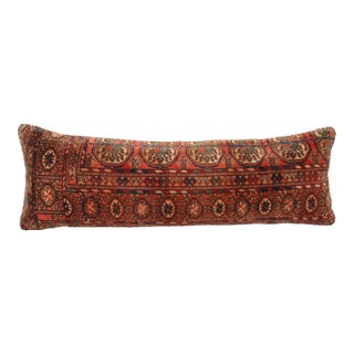 Oriental Decorative Bohemian Vintage Rug Lumbar Pillow Cushion Cover -16'' X 47'' For Sale