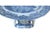 19th-C. Flow blue hot plate in an early variation of the Willow pattern. Butterfly medallions around border. Made circa...